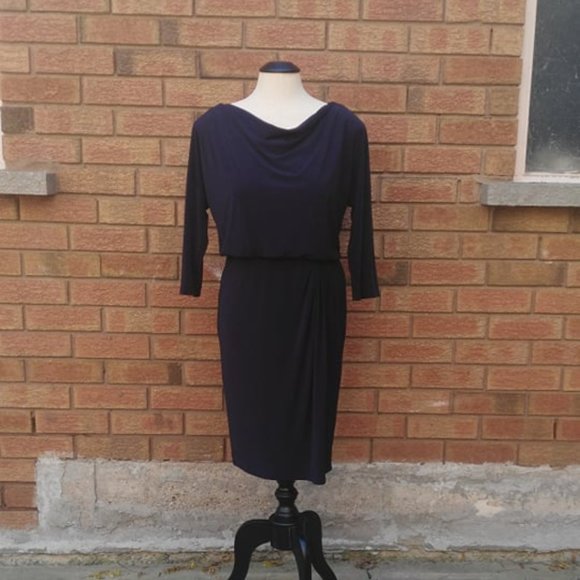 Evan-Piccone  - cowl neck dress - Picture 1 of 7